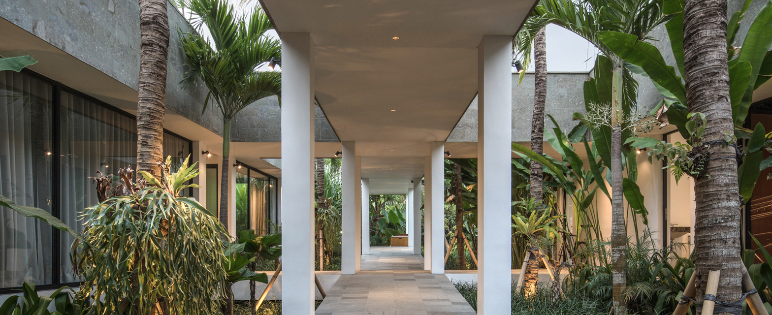 Exterior Haus Flora villa in Canggu by Bali Construction and Alexis Dornier, building and contractor company in Indonesia